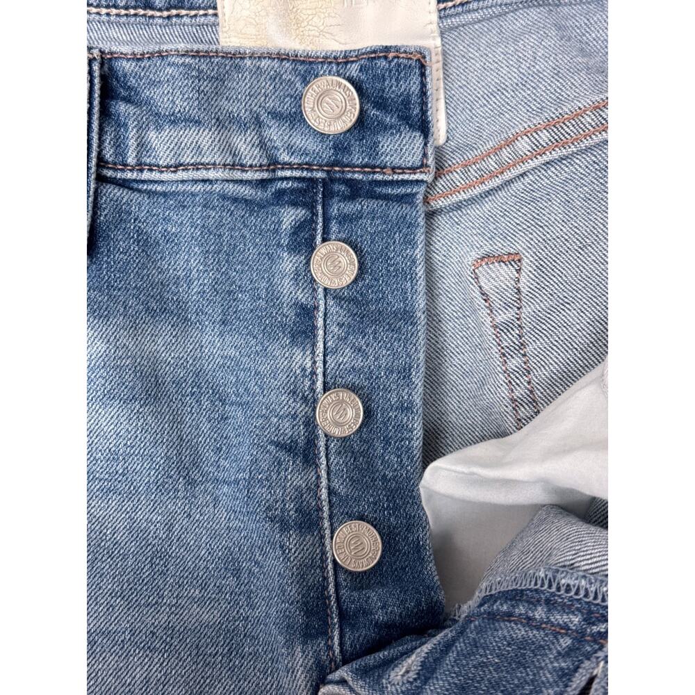 Mother Jeans 28 Womens The Tomcat Ankle Quite Contrary Distressed Wash Denim - Picture 11 of 11